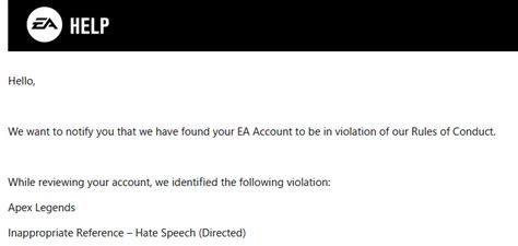 ea banned account